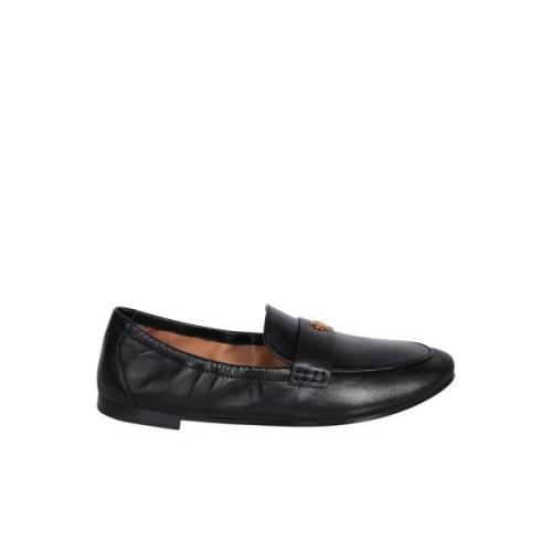 Tory Burch Svarta Ballerina Flats Elegant Stil Black, Dam