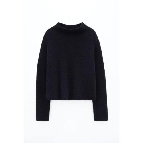 Filippa K Mika Yak Funnelneck Sweater Black, Dam