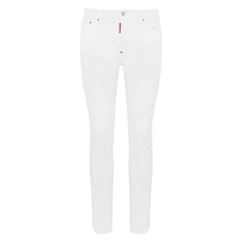 Dsquared2 Vit Denim Slim Fit Jeans White, Herr