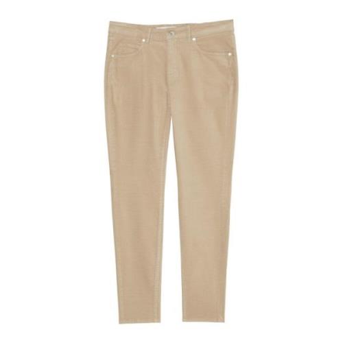 Marc O'Polo Sammetbyxor modell Lulea slim Brown, Dam