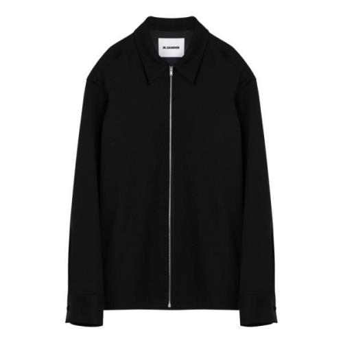 Jil Sander Långärmad skjorta Black, Herr