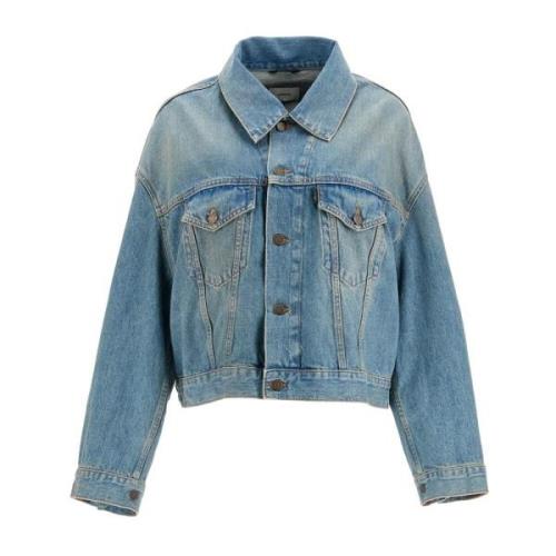 Haikure Denim Boxy Jacka med Spencer Blue, Dam