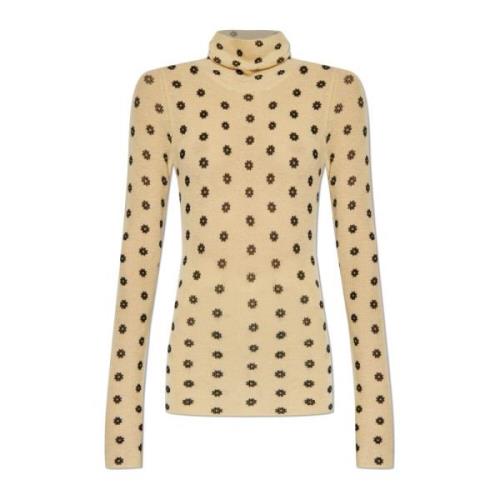 By Malene Birger Turtleneck Fioria Beige, Dam