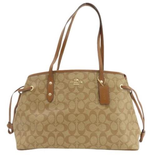 Coach Pre-owned Pre-owned Canvas totevskor Beige, Dam