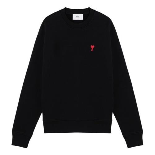 Ami Paris Rundhals Sweatshirt Black, Herr