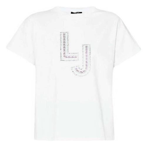 Liu Jo Elegant och Bekväm T-Shirt White, Dam