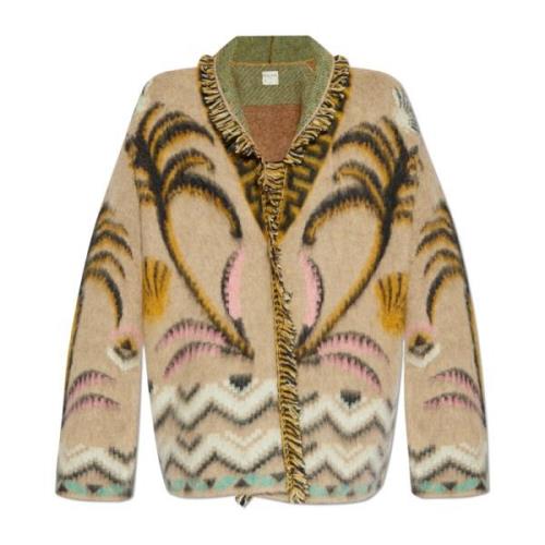 Forte Forte Ull Cardigan Beige, Dam