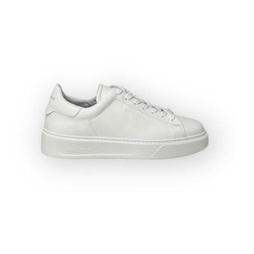 Woolrich Klassiska Court Sneakers White, Herr