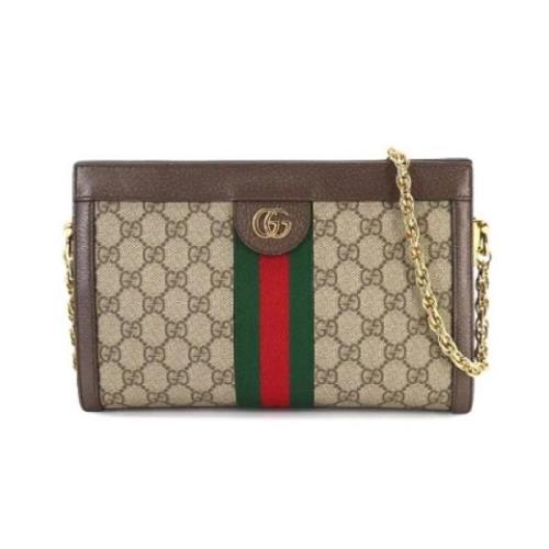 Gucci Vintage Pre-owned Laeder gucci-vskor Beige, Dam