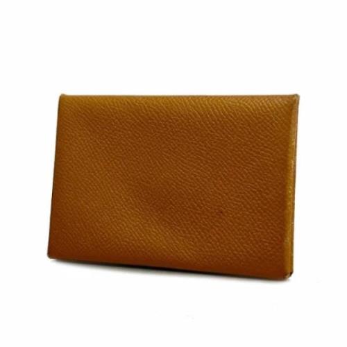 Hermès Vintage Pre-owned Laeder hem-och-kontorstillbehr Brown, Dam