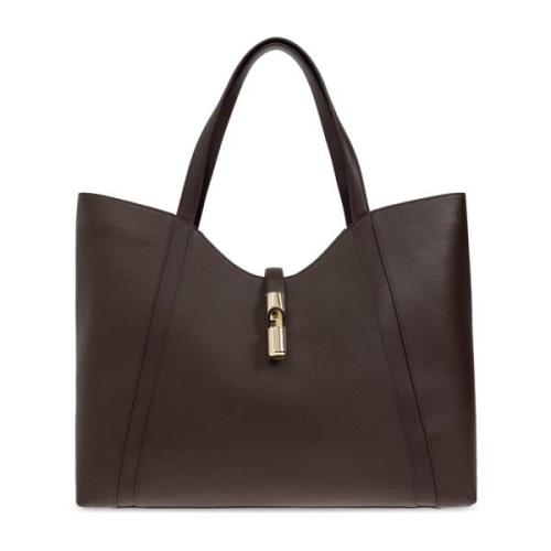 Furla Goccia XL väska typ shopper Brown, Dam