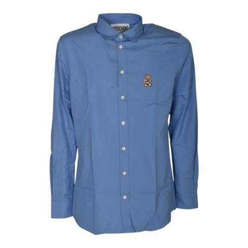 Moschino Stiliga Skjortor Kollektion Blue, Herr