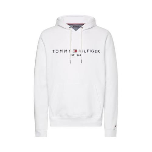 Tommy Hilfiger Vit Tröja Bomull/Polyester Blandning Regular Fit White,...