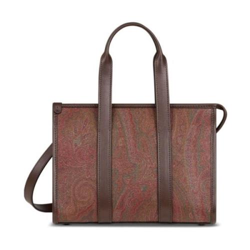 Etro Elegant Axelväska i M0019 Färg Brown, Dam