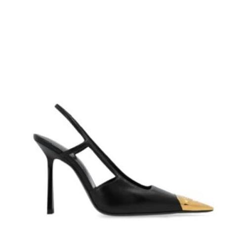 Saint Laurent Eleganta slingback pumps för kvinnor Black, Dam