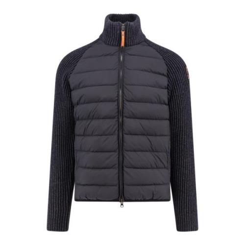 Parajumpers Quiltad Nylon och Ull Jacka Black, Herr