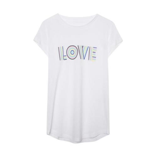 Zadig & Voltaire T-Shirts White, Dam