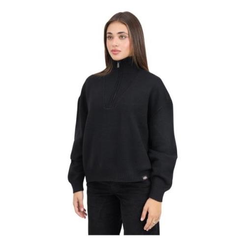 Dickies Svart hög hals tröja Black, Dam