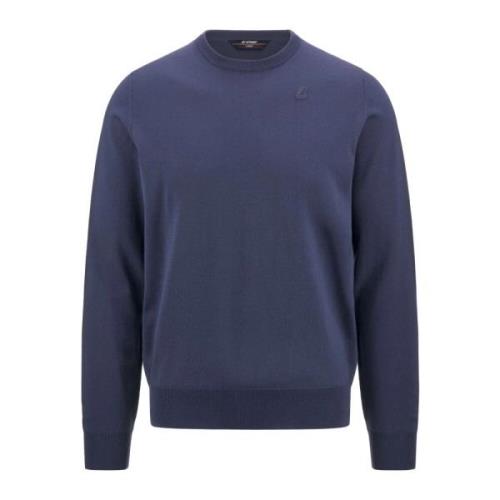 K-Way Sebastien Pullover Sweater Blue, Herr