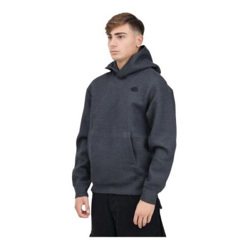 The North Face Svart huvtröja i Pull-On-stil Gray, Herr