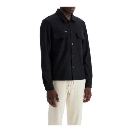 Tom Ford Klassisk Cashmere Herrjacka Black, Herr