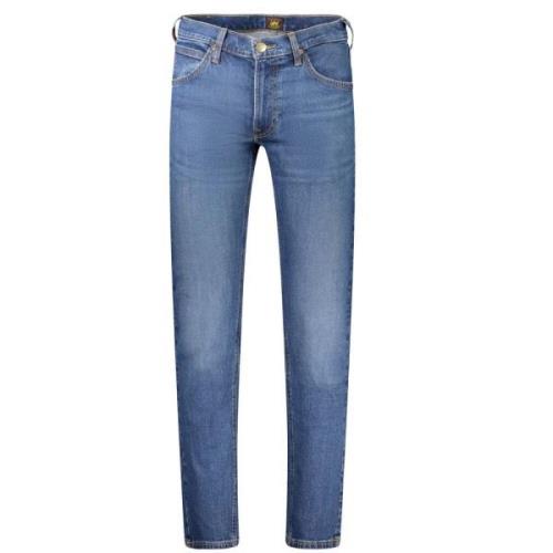 Lee Blå Bomulls Jeans & Byxor Blue, Herr