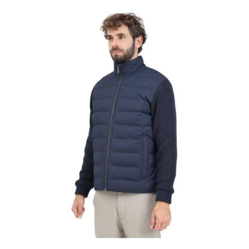 Selected Homme Blå Hybrid Pufferjacka Herr Blue, Herr