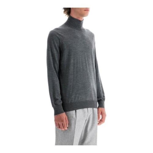 Brunello Cucinelli Kashmirblandning High-Neck Pullover Sweater Gray, H...