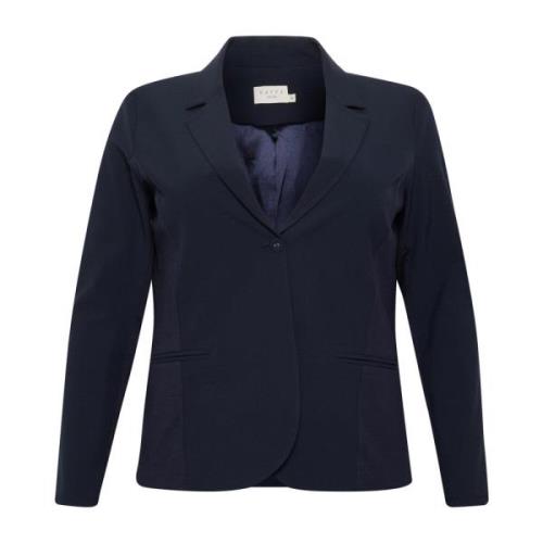 Kaffe Curve Midnight Marine Blazer Jacka Blue, Dam