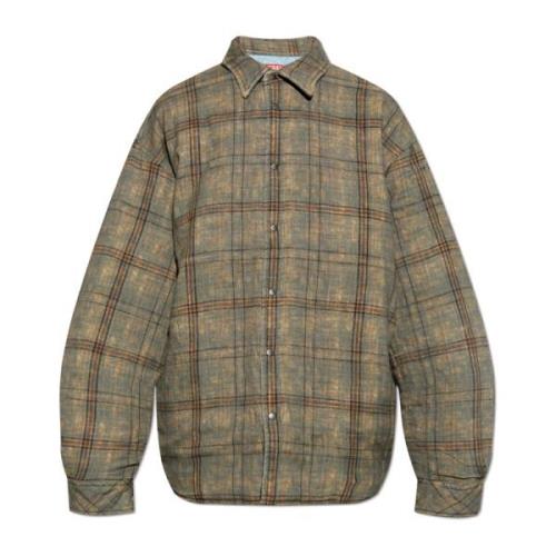 Diesel Vadderad jacka S-Hamme Gray, Herr