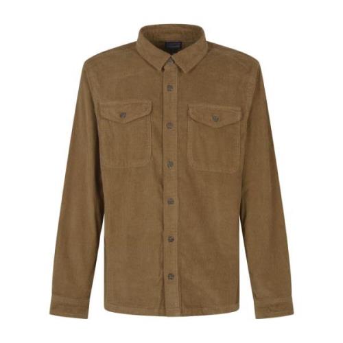 Patagonia Corduroy Herrskjorta Brown, Herr