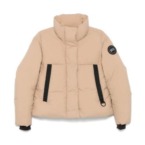 Canada Goose Beige Vadderad Dunjacka Beige, Dam