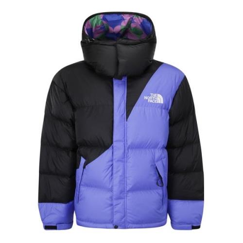 The North Face Färgglad Block Dunjacka med Huva Multicolor, Herr