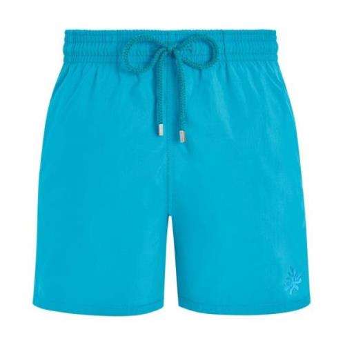 Vilebrequin Mäns vattenreaktiva splash badshorts Blue, Herr