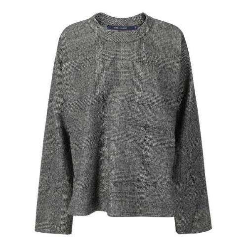 Sofie D'hoore Prins av Wales Crew Neck Blus Gray, Dam