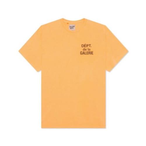 Gallery Dept. Orange French Tee med grafisk detalj Orange, Herr