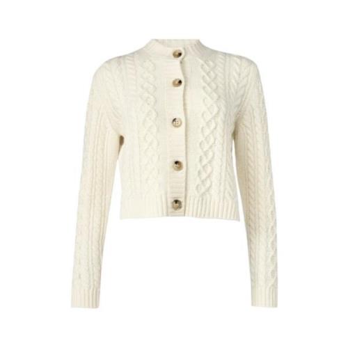 Max Mara Weekend Weekend Sweaters med Afosi Detalj Beige, Dam