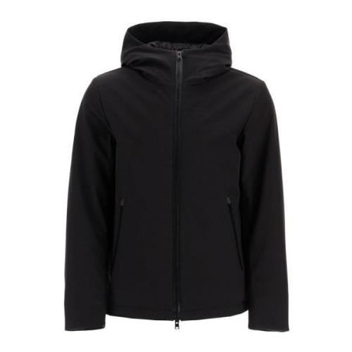 Woolrich Quiltad Softshelljacka för Utomhusbruk Black, Herr