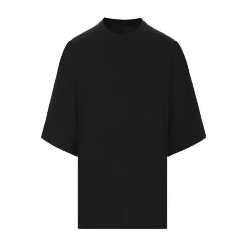 Rick Owens Svart Oversize T-shirt och Polo Black, Herr