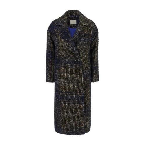 Momoni MultiColour Fontainebleau Coat Multicolor, Dam