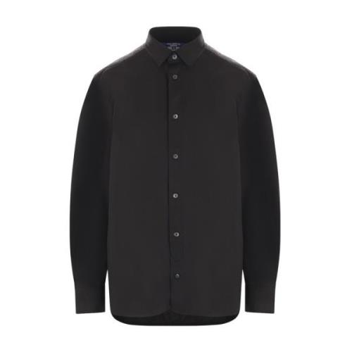 Junya Watanabe Svart Bomull Skjortjacka Black, Herr