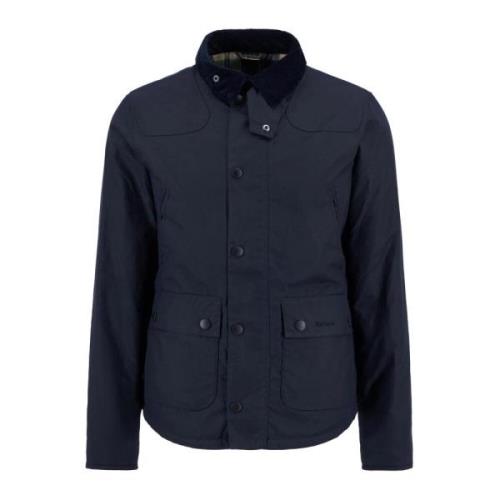 Barbour Blå Vinterjacka med Quiltad Foder Blue, Herr