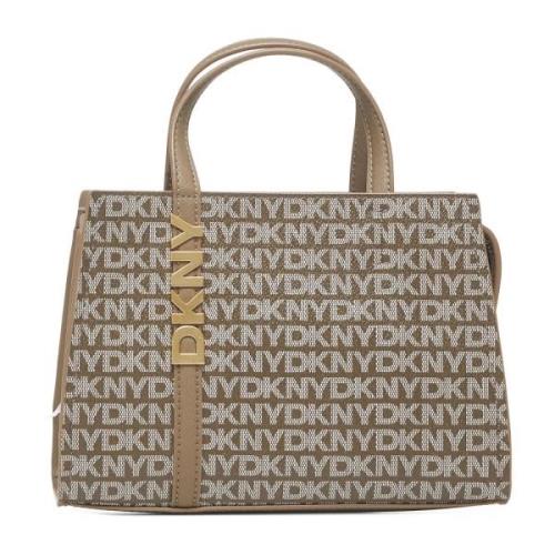 Dkny Stilren Axelväska Brown, Dam