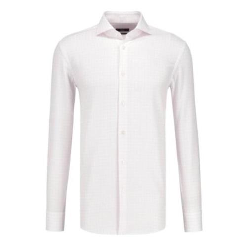 Hugo Boss Vit Slim Fit Skjorta med Knäppta Manschetter White, Herr