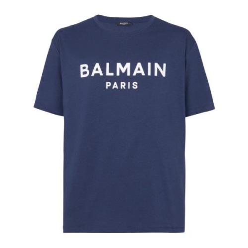 Balmain Paris T-shirt Blue, Herr