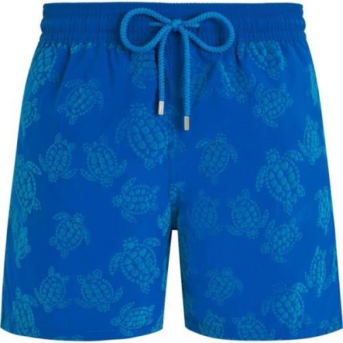 Vilebrequin Vendôme Turtles Badshorts för Herrar Blue, Herr