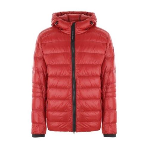 Canada Goose Röd Nylon Arctic Disc Patch Kappa Red, Herr