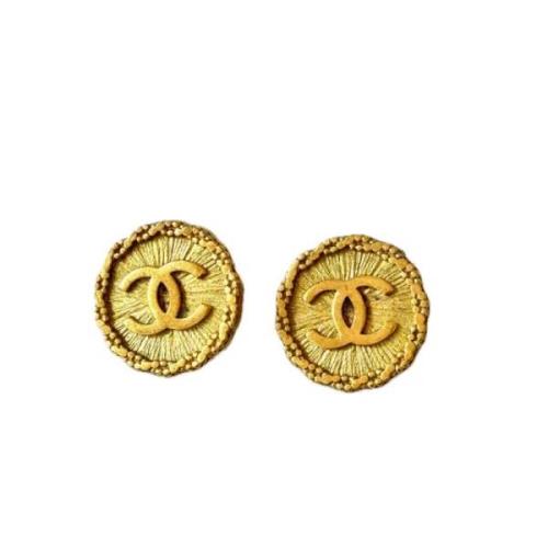 Chanel Vintage Pre-owned Metall chanel-smycken Yellow, Dam