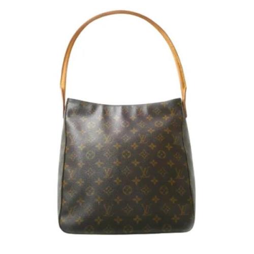 Louis Vuitton Vintage Pre-owned Canvas handvskor Brown, Dam