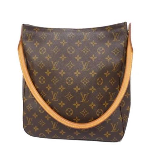 Louis Vuitton Vintage Pre-owned Canvas handvskor Brown, Dam